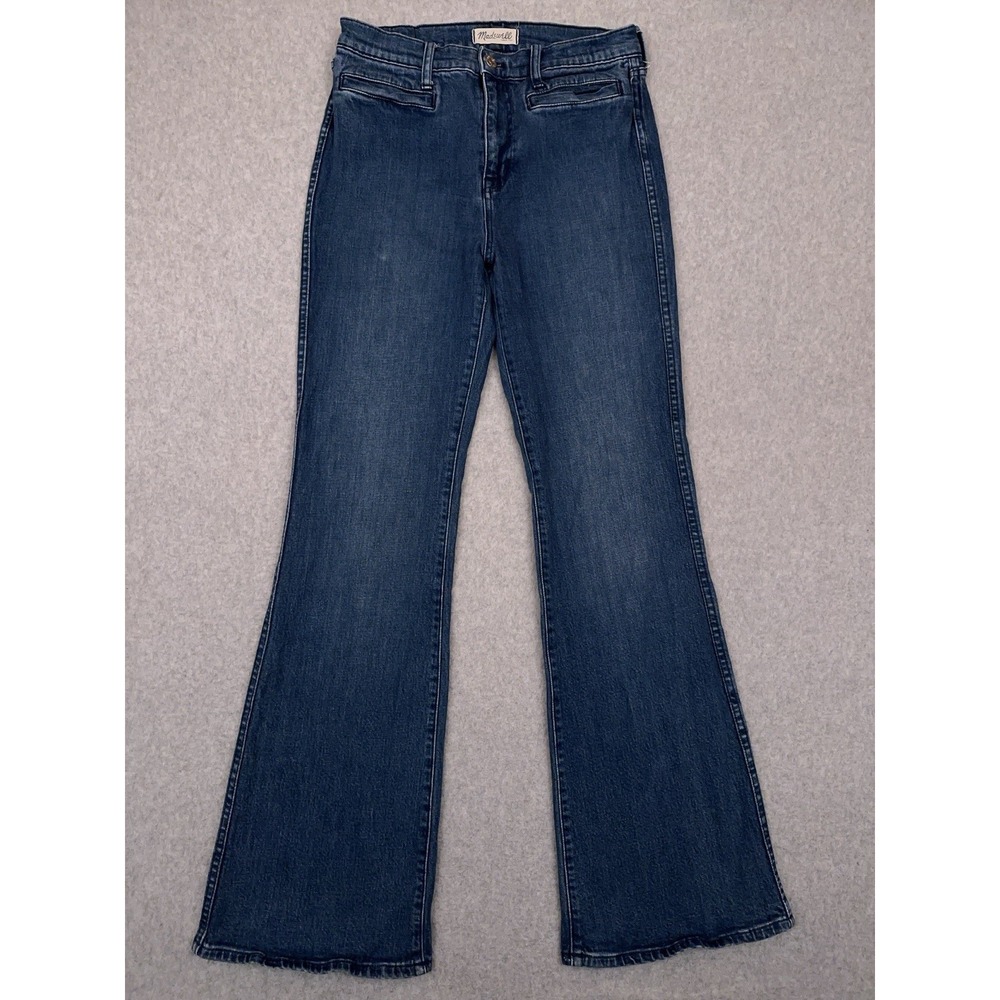 Madewell Dark Blue Flare Jeans